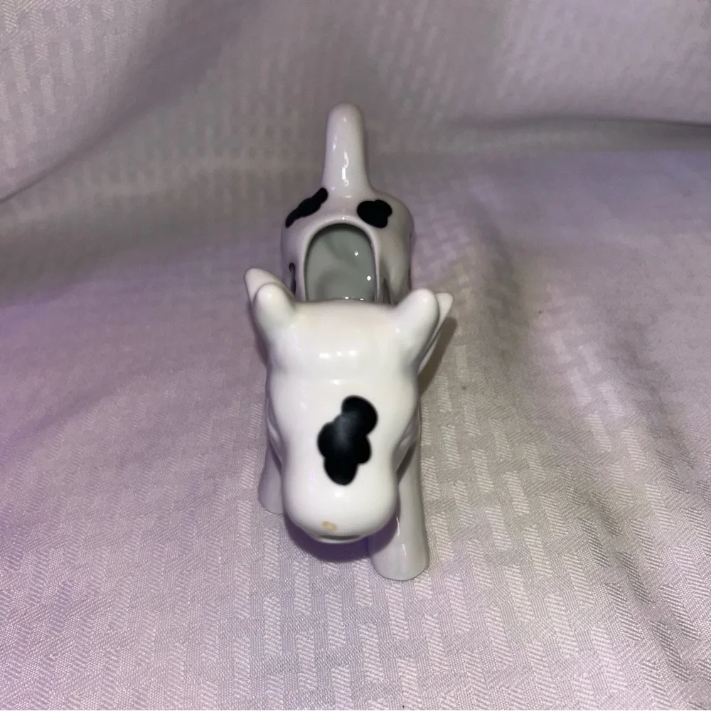 Ceramic Cow Creamer - Black and White Pier 1